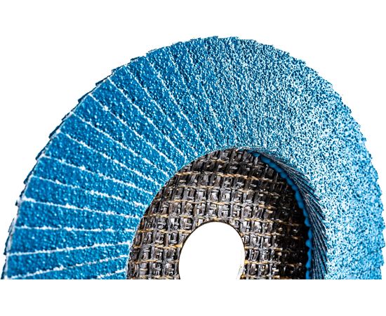 Диск лепестковый Inox (125х22 мм; Р60) Karbosan 82340 – изображение 3