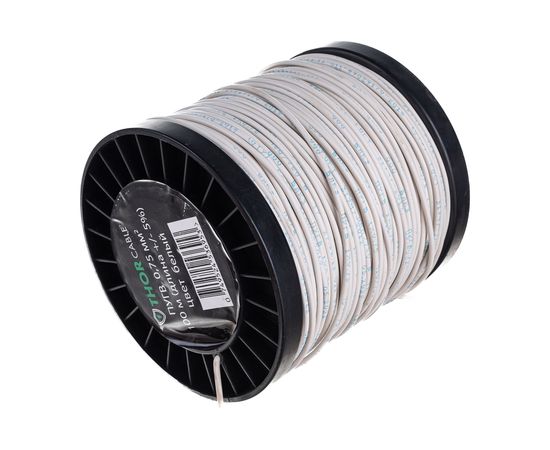 Провод ПУГВ Торкабель 0,75 белый 100м на катушке 0749524536953 – изображение 3