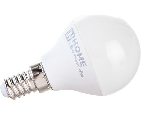 Светодиодная лампа IN HOME LED-ШАР-VC 8Вт 230В Е14 6500К 600Лм 4690612024882 – изображение 3
