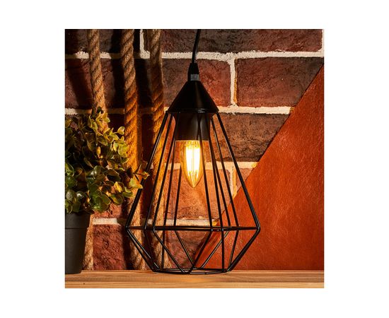 Филаментная лампа REXANT Свеча CN35 9.5 Вт 2400K E27 золотистая колба 604-100 – изображение 4