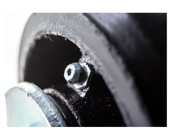 Колесо большегрузное обрезиненное неповоротное FCD42 100 мм MFK-TORG 1081100 – изображение 4