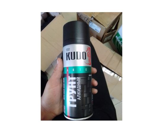 Акриловая эмаль KUDO белая матовая RAL 9003, аэрозоль 520 мл 11606223 – изображение 4