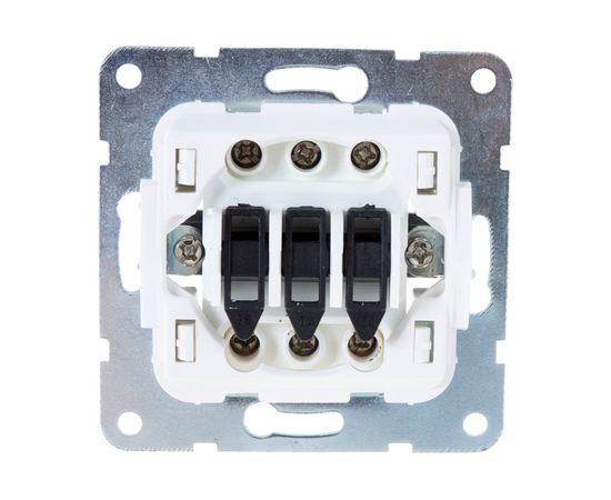 3-клавишный выключатель LK Studio схема 1+1+1 16 A, 250 B белый 862104-1 – изображение 4