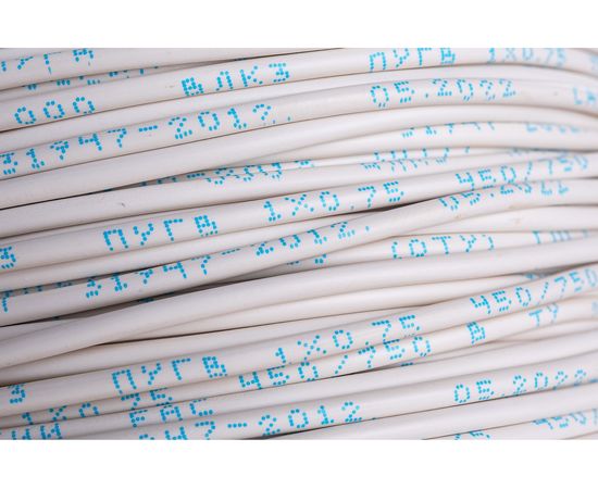 Провод ПУГВ Торкабель 0,75 белый 100м на катушке 0749524536953 – изображение 4