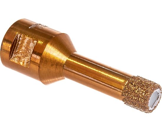 Коронка алмазная универсальная (12 мм; М14) для УШМ ПРАКТИКА 641-022 – изображение 5