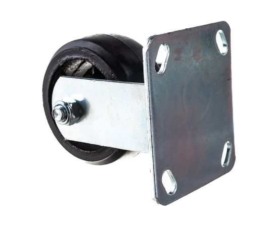 Колесо большегрузное обрезиненное неповоротное FCD42 100 мм MFK-TORG 1081100 – изображение 5