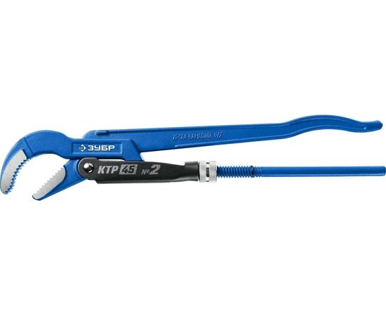 Трубный ключ Зубр КТР-45, №2 изогнутые губки 27337-2_z02 – изображение 6