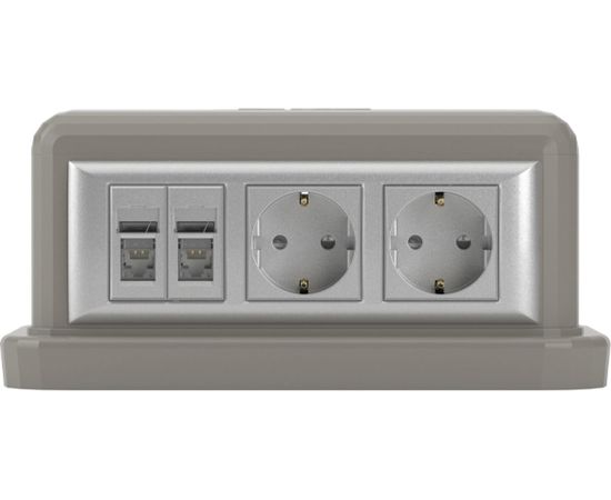 Напольная башенка DKC BUS 12 модулей, серый 09070 