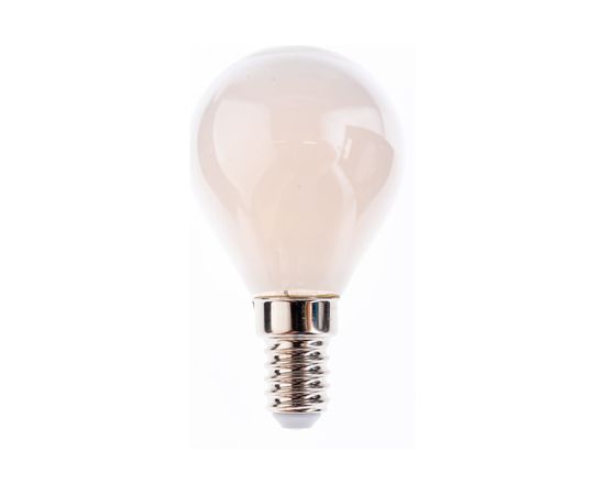 Лампа Gauss Filament, шар, 9W, 590lm, 3000К, Е14, milky, LED, 1/10/50 105201109 