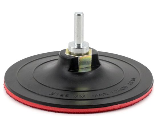 Насадка с липучкой (125 мм; гайка М14) для УШМ и дрели ZOLDER Z-501-02 