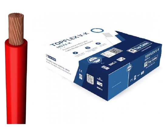 Монтажный гибкий провод Top Cable 1x1.5 красный TOPFLEX V-K H07V-K 131R001MR100 