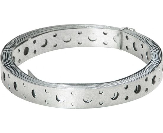 Монтажная перфорированная лента SWFS 17х0,55мм 25м, оцинк. тов-136339 