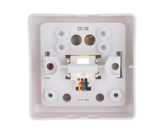 Телефонная розетка Schneider Electric ХИТ, О/У, RJ11, белый RT-4A3-B – изображение 2