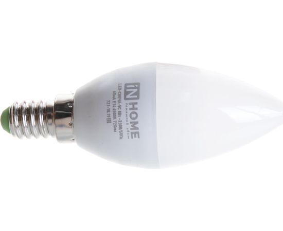 Светодиодная лампа IN HOME LED-СВЕЧА-VC 8Вт 230В Е14 6500К 600Лм 4690612024806 – изображение 2