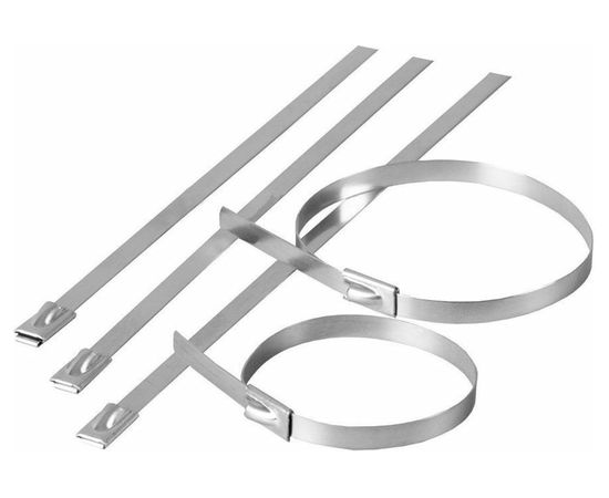 Стальной хомут STEKKER SSCTE79-300 7.9х300мм, нагрузка 120кг 32801 – изображение 2