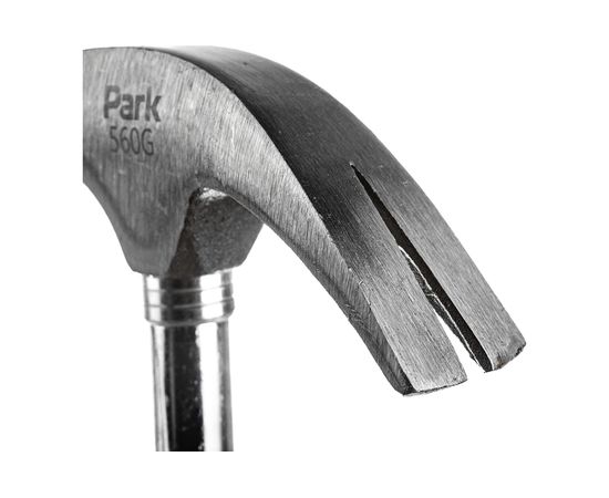 Молоток с гвоздодером Park 560 гр HAM56CL металлическая обрезиненная рукоятка 354110 – изображение 2