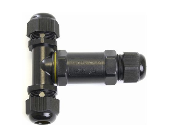 Водонепроницаемый соединитель-коннектор для проводов T FERON клемма 3pin, черный LD523/LD530 41462 – изображение 2