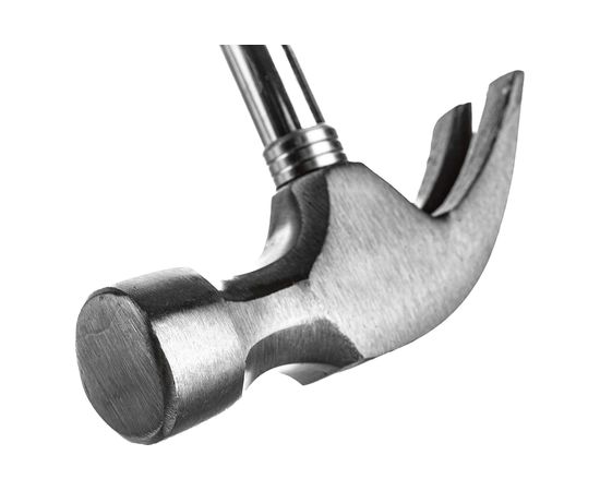 Молоток с гвоздодером Park 560 гр HAM56CL металлическая обрезиненная рукоятка 354110 – изображение 3