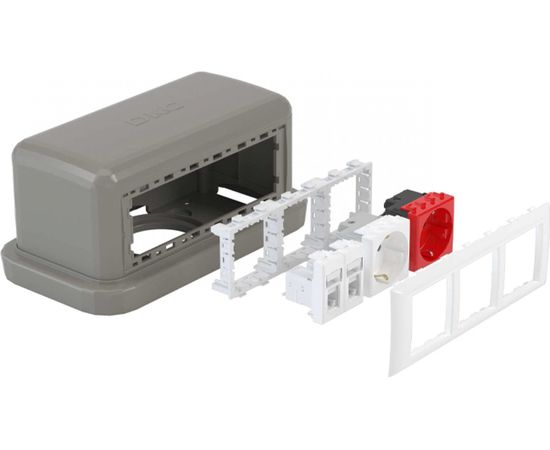 Напольная башенка DKC BUS 12 модулей, серый 09070 – изображение 3