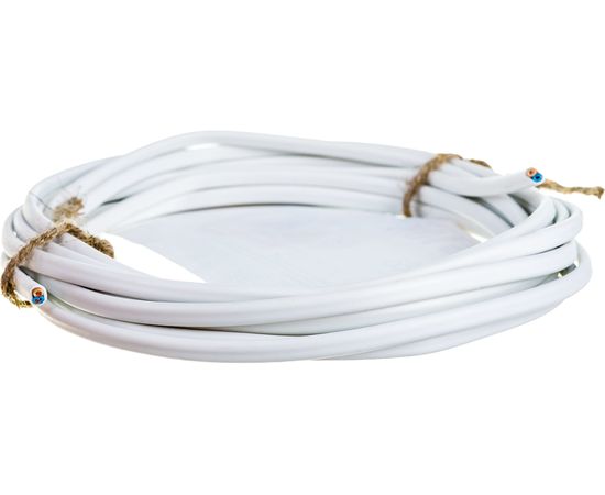 Провод ШВВП 2 х 0.5 белый 5м ГОСТок ГТ0981 – изображение 3