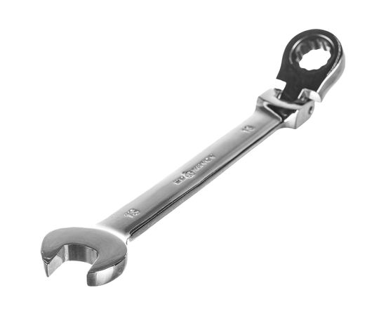 Гаечный комбинированный ключ с трещоткой КВАЛИТЕТ 13 мм ККТ-13Ш 6656137 – изображение 3