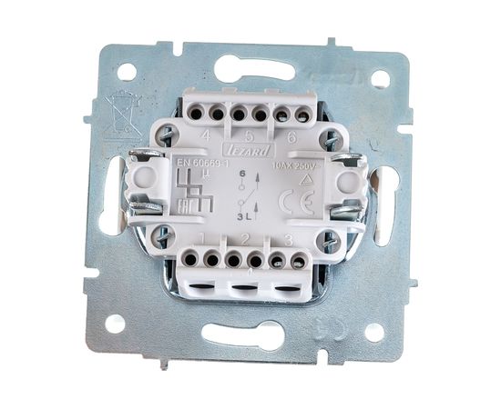 Выключатель LEZARD RAIN белый 703-0288-100 – изображение 3