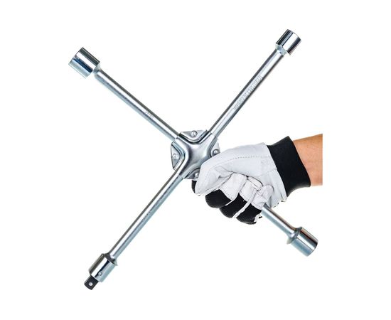 Крестовой ключ 17 19 21 22 мм , адаптер 1/2 L=400мм FORCE 681B400 – изображение 3