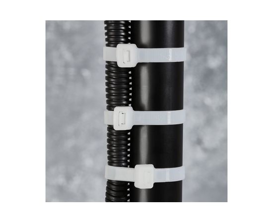 Хомут REXANT nylon 500x8.0 мм 100 шт белый 07-0502 – изображение 4