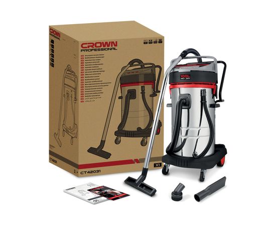 Промышленный пылесос CROWN CT42031 – изображение 4