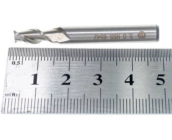 Фреза концевая (5х13х47 мм; 2-пластины; DIN 844) ИНСТУЛС 00001378633 – изображение 4