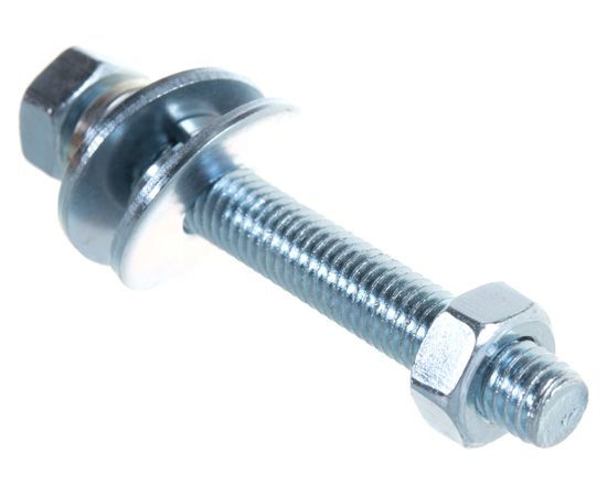 Шпилька DIN976 М8x70 ЕВРОПАРТНЕР в комплекте гайки DIN934 шайбы DIN 9021 и DIN127 Zn 2 шт. 12 0609 2 – изображение 5