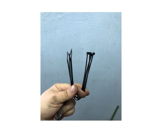 Нейлоновые стяжки FORTISFLEX КСС 4х250 мм черный 100 штук 49412 – изображение 6