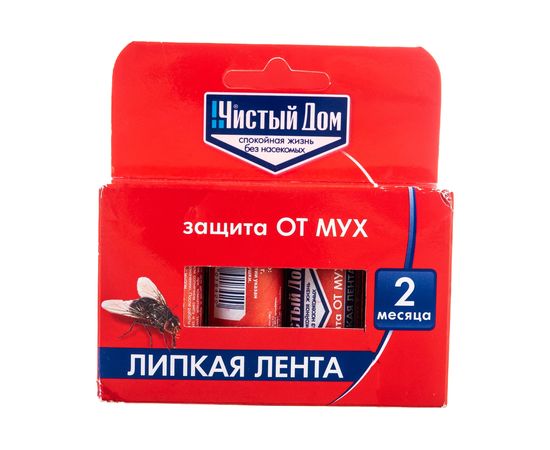 Липкая лента от мух Чистый дом с аттрактантом 02-601 