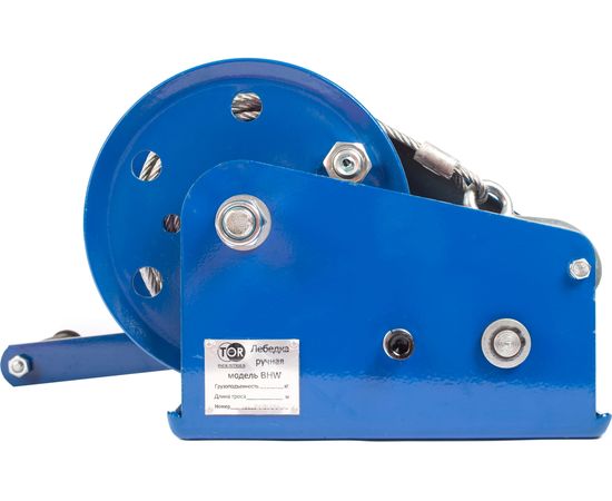 Ручная лебедка TOR ЛБ-3000 BHW 1.35 т, 10 м 1000388 