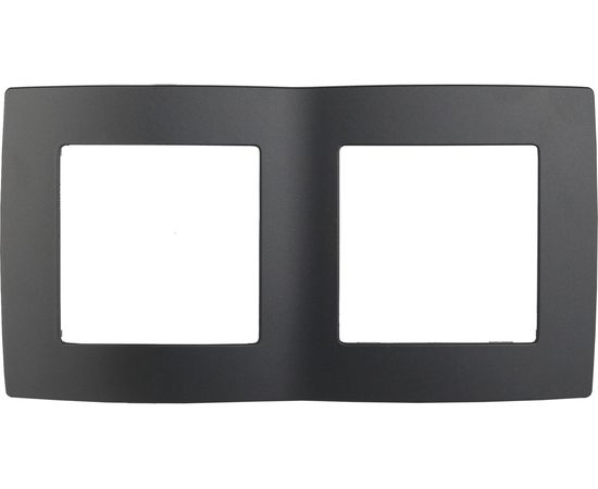 Рамка ЭРА 12-5002-05 на 2 поста, антрацит Б0014755 