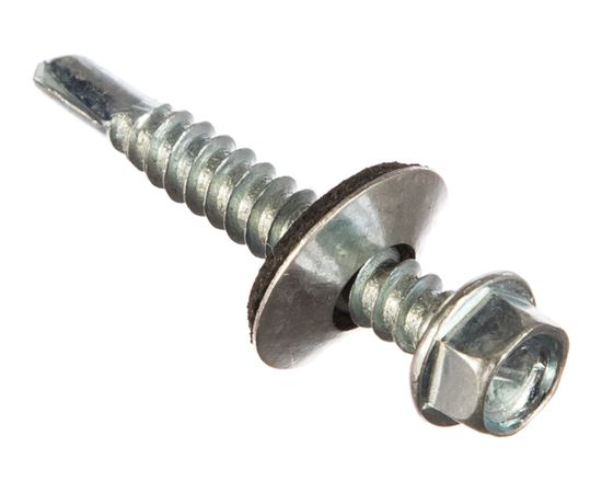 Кровельный саморез Tech-Krep КР ZP сверло 5,5х38 60 шт, коробка с окном 124628 