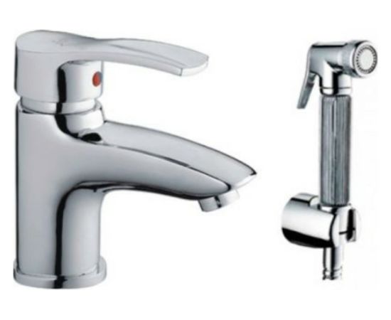 Смеситель для умывальника LEDEME L1264 с гигиенической лейкой 65766 