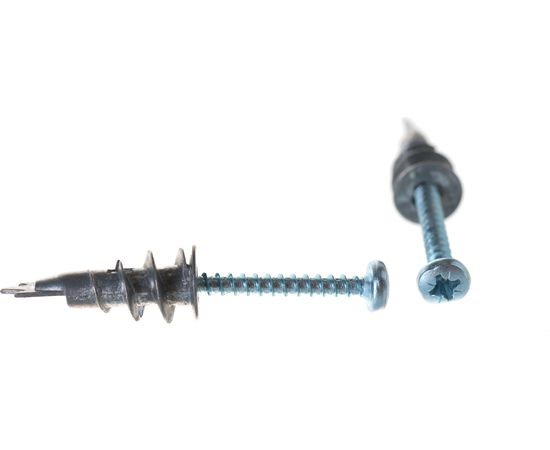 Анкер для листового материала ЕВРОПАРТНЕР с шурупом, металл, DRIVA 20 шт. 1 1949 2 – изображение 2