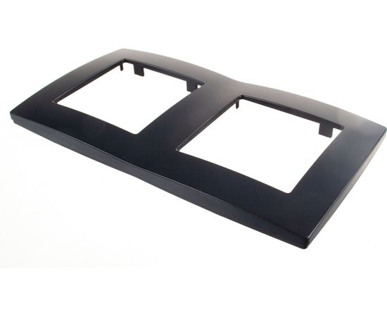 Рамка ЭРА 12-5002-05 на 2 поста, антрацит Б0014755 – изображение 2