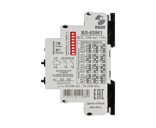 Реле времени Реле и Автоматика, ВЛ-65М1 0,1с-30ч, 24-220В, 50Гц, пост A8222-34125889 – изображение 2
