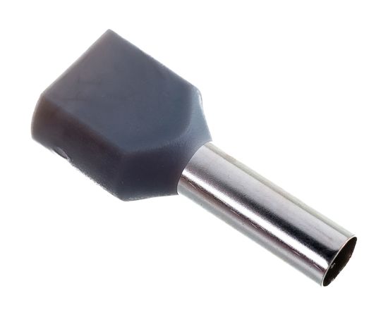 Наконечник Navigator 61 042 NET-E2-4.0-12-B50 НШВИ2, серый, 2 провода 50шт/упак 61042 – изображение 2