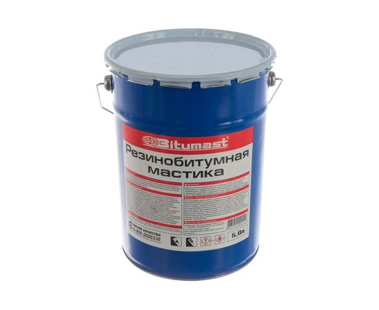 Резинобитумная мастика, 5 л Bitumast 4607952900110 – изображение 2