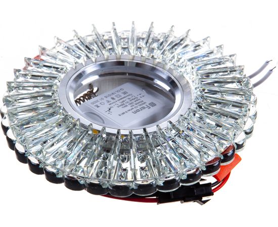 Встраиваемый потолочный светильник FERON со светодиод подсветкой, белый, хром, CD900 28843 – изображение 2