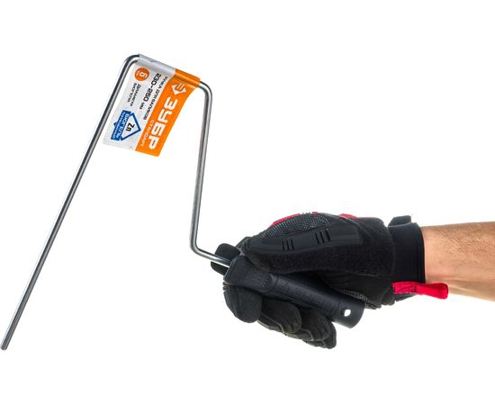 Ручка для валиков (240 мм; D 6 мм; оцинкованная) "СТАНДАРТ" Зубр 05683-24 – изображение 3