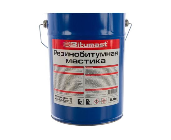 Резинобитумная мастика, 5 л Bitumast 4607952900110 – изображение 3