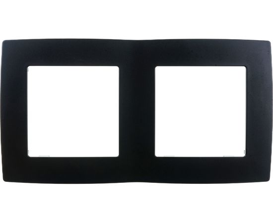 Рамка ЭРА 12-5002-05 на 2 поста, антрацит Б0014755 – изображение 3