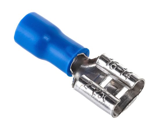 Плоская изолированная клемма REXANT гнездо 7.4мм 1.5-2.5 кв.мм /РПИм 2-250 08-0433 – изображение 3