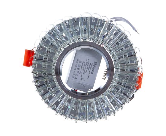 Встраиваемый потолочный светильник FERON со светодиод подсветкой, белый, хром, CD900 28843 – изображение 3