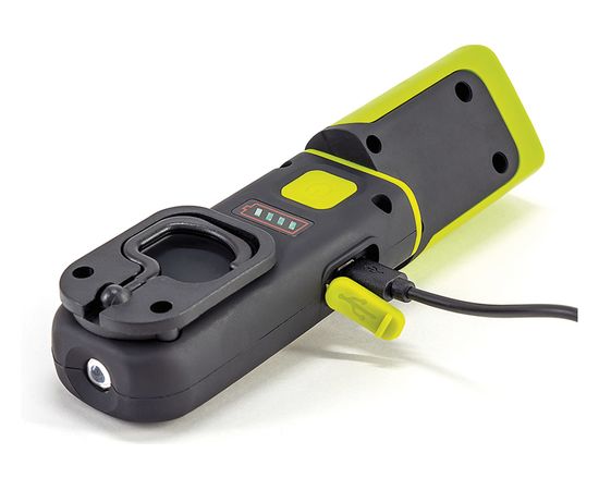 Фонарь ЯРКИЙ ЛУЧ OPTIMUS ACCU Pocket Twist 5W COB 100/350лм +SMD 70лм, крюк/магнит, Li-Ion 1200mA 4606400106340 – изображение 4