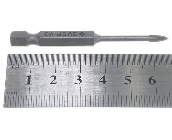 Сверло по кафелю, керамике, стеклу 3х65 мм ЗУБР 29845-03_z01 – изображение 4